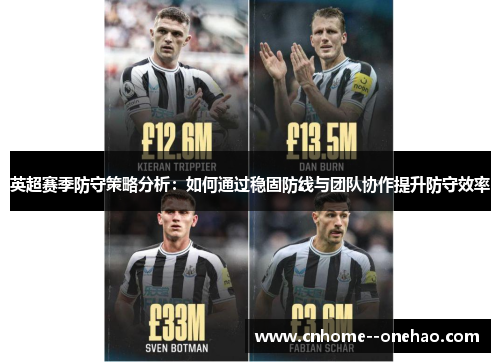 英超赛季防守策略分析：如何通过稳固防线与团队协作提升防守效率