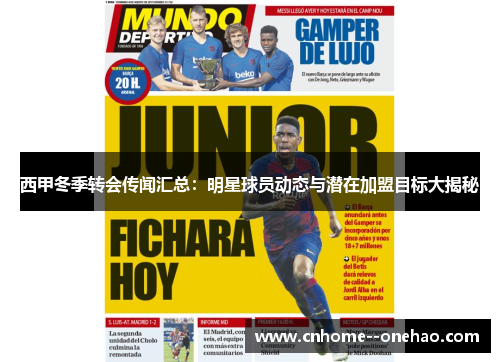 西甲冬季转会传闻汇总：明星球员动态与潜在加盟目标大揭秘